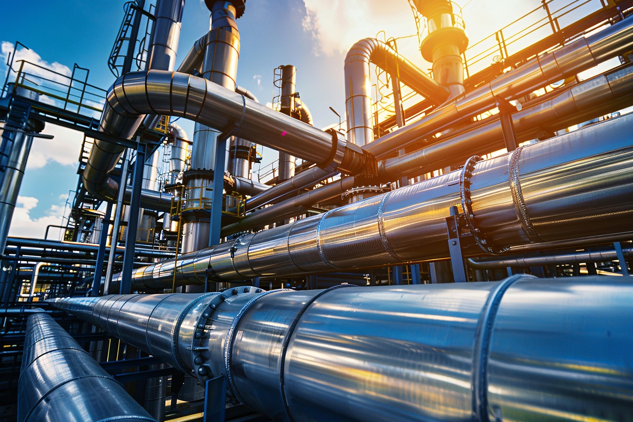 Refinery pipes and infrastructure